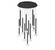 Soffio LED Chandelier in Matte Black (541|12110-02)