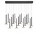 Piatto LED Chandelier in Matte Black (541|12108-02)