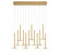 Piatto LED Chandelier in Brushed Gold (541|12107-07) Piatto LED Chandelier in Brushed Gold (541|12107-07)