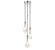 Bellissima LED Pendant in Silver Sleeve (541|12064-01)