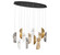 Sorrento LED Chandelier in Black (541|12034-024-02)