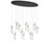 Sorrento LED Chandelier in Black (541|12034-017-02)