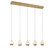 Baveno LED Chandelier in Painted Antique Brass (541|10208-030)