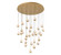 Baveno LED Chandelier in Painted Antique Brass (541|10206-030)