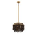 Molfetta Three Light Convertible Flushmount / Pendant in Antique Brass (541|10180-026)
