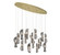 Sorrento LED Chandelier in Gold (541|10172-019-07)