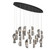 Sorrento LED Chandelier in Black (541|10172-019-02)