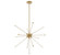 Volterra LED Chandelier in Plated Brushed Gold (541|10154-07)