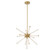 Volterra LED Chandelier in Plated Brushed Gold (541|10153-07)