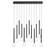 Positano LED Chandelier in Matte Black (541|10150-02)