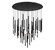 Amalfi LED Chandelier in Matte Black (541|10147-02)