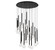 Positano LED Chandelier in Matte Black (541|10146-02)