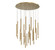 Amalfi LED Chandelier in Plated Brushed Gold (541|10145-07)