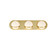 Rovigo LED Wall Mount in Plated Brushed Gold (541|10134-07)