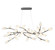 Belluno LED Chandelier in Brushed Vintage grey (541|10116-042)