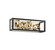 Terlizzi LED Wall Mount in Matte Black with Gold Accent (541|10110-02)
