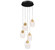 Castelo LED Chandelier in Matte Black (541|12297-02)