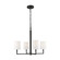 Danica Four Light Chandelier in Aged Iron (454|TC1194AI)