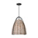 Norman One Light Pendant in Ash Wicker (454|GLP1071MBK-ASW)