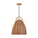 Norman One Light Pendant in Blonde Rattan (454|GLP1071BBS-BRTN)