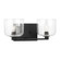 Lochdale Two Light Vanity in Midnight Black (454|DJV1112MBK)