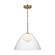 Suma One Light Pendant in Satin Brass (454|DJP1251SB)
