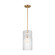 Liouet One Light Pendant in Satin Brass (454|DJP1211SB)