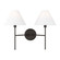 Ridgewood Two Light Wall Sconce in Aged Iron (454|CW1382AI)