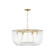 Pierce Six Light Pendant in Burnished Brass (454|CP1456BBS)