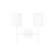 Key Two Light Wall Sconce in Matte White (454|BW1012MWT)