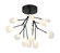 HYDRANGEA BLOOM 12 Light Ceiling Mount in Matte Black (423|X69820MB)