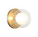 SOLARIS LED Wall Sconce/Ceiling Mount in Aged Gold Brass (423|WX33001AG)