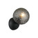 NOLA One Light Wall Sconce in Matte Black (423|S18401MB)