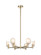 CLOUDBURST Six Light Pendant in Champagne Gold (423|C33806CG)