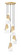 Aimie Five Light Chandelier in Modern Gold (224|828P6-5R-MGLD) Aimie Five Light Chandelier in Modern Gold (224|828P6-5R-MGLD)