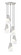 Aimie Five Light Chandelier in Brushed Nickel (224|828P6-5R-BN)