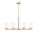 Oren Eight Light Chandelier in Modern Gold (224|7004-8MGLD)