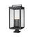 Hartwell Six Light Outdoor Pier Mount in Sand Black (224|5019PHXXLS-SQPM-BK)