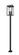 Hartwell Six Light Outdoor Post Mount in Sand Black (224|5019PHXXLS-536P-BK)