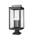Hartwell Five Light Outdoor Pier Mount in Sand Black (224|5019PHXLS-SQPM-BK)