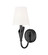 Claudelle One Light Wall Sconce in Matte Black (224|4014-1S-MB)