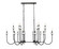 Allistair 16 Light Linear Chandelier in Matte Black (224|352-56L-MB)