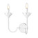 Allistair Two Light Wall Sconce in Tundra White (224|352-2S-TW)
