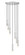 Stari Seven Light Chandelier in Brushed Nickel (224|1956P-7R-BN)