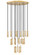 Stari 27 Light Chandelier in Modern Gold (224|1956P-27R-MGLD)