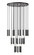 Stari 27 Light Chandelier in Matte Black (224|1956P-27R-MB)