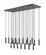 Stari 23 Light Linear Chandelier in Matte Black (224|1956P-23L-MB)