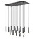 Stari 17 Light Linear Chandelier in Matte Black (224|1956P-17L-MB)