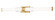 Egon LED Vanity in Modern Gold (224|1015-40W-MGLD-LED)