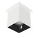 Zoron LED Flush Mount in White/Black (34|C4ST-FCS-WTBK)
